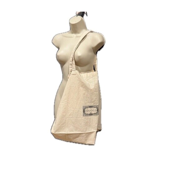 Gucci Reusable XL Cotton Canvas Tote Shopping Gift Bag New - Picture 2 of 8